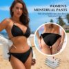 Women’s Period Swim Bottom 4-Layer Leak-Proof Menstrual Swimwear Bikini Bottom