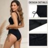 Women’s Period Swim Bottom – 4 Layer Leak-Proof Menstrual Swimwear Bikini Bottom