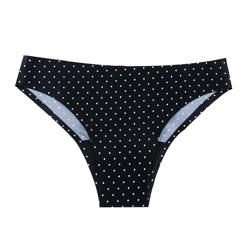 LINGLU® Women's Printed Menstrual Underwear Reusable 4-Layer Leakproof Briefs