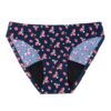 LINGLU® Women's Reusable Menstrual Underwear with 4-Layer Leak Protection & Fashion Print Design