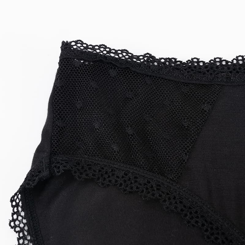 LINGLU® Stylish Leak-Proof Menstrual Underwear with Mesh Panels