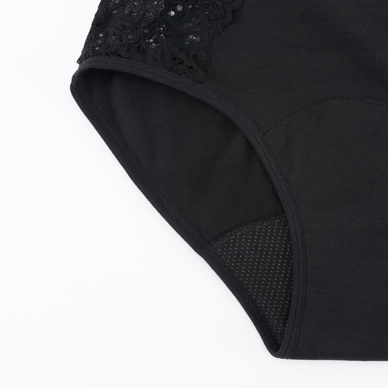LINGLU® Premium Menstrual Underwear with Lace Panels