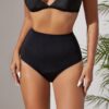 Women’s High Waist Period Swim Bottom – Seamless Leak-Proof Menstrual Swimwear