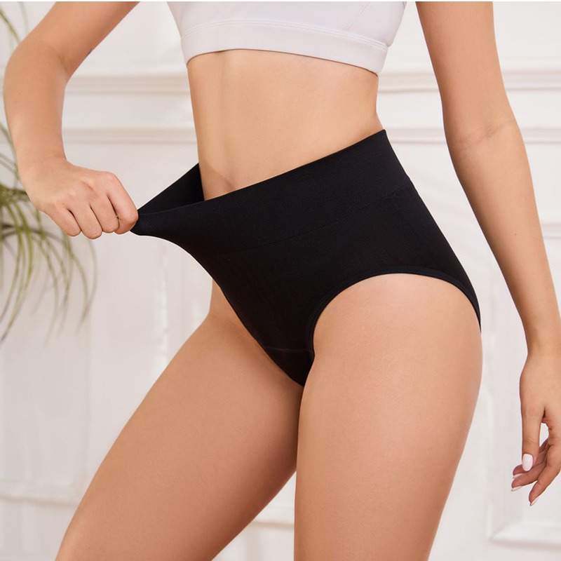 Women's High Waist Leak-Proof Menstrual Underwear with 4-Layer Absorbent Protection