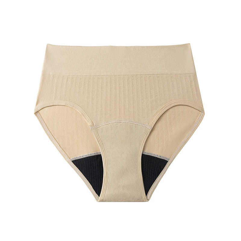 Women's High Waist Leak-Proof Menstrual Underwear with 4-Layer Absorbent Protection