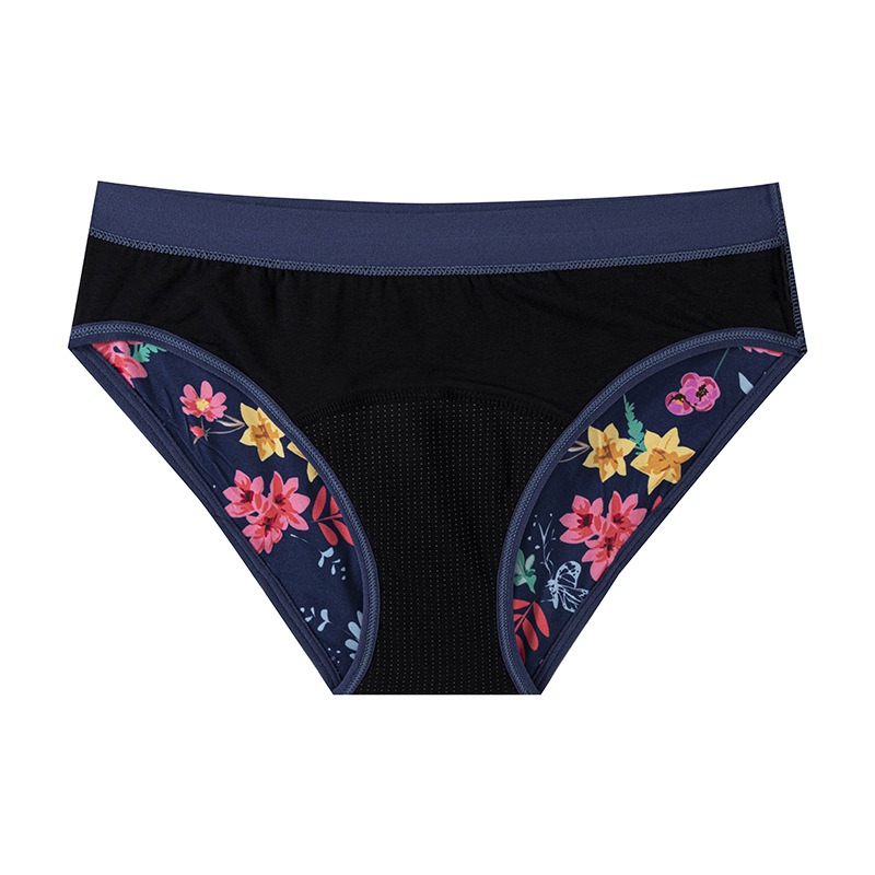 LINGLU® Reusable Floral Menstrual Underwear for Everyday Protection