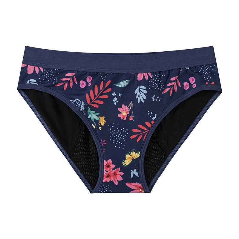 LINGLU® Reusable Floral Menstrual Underwear for Everyday Protection