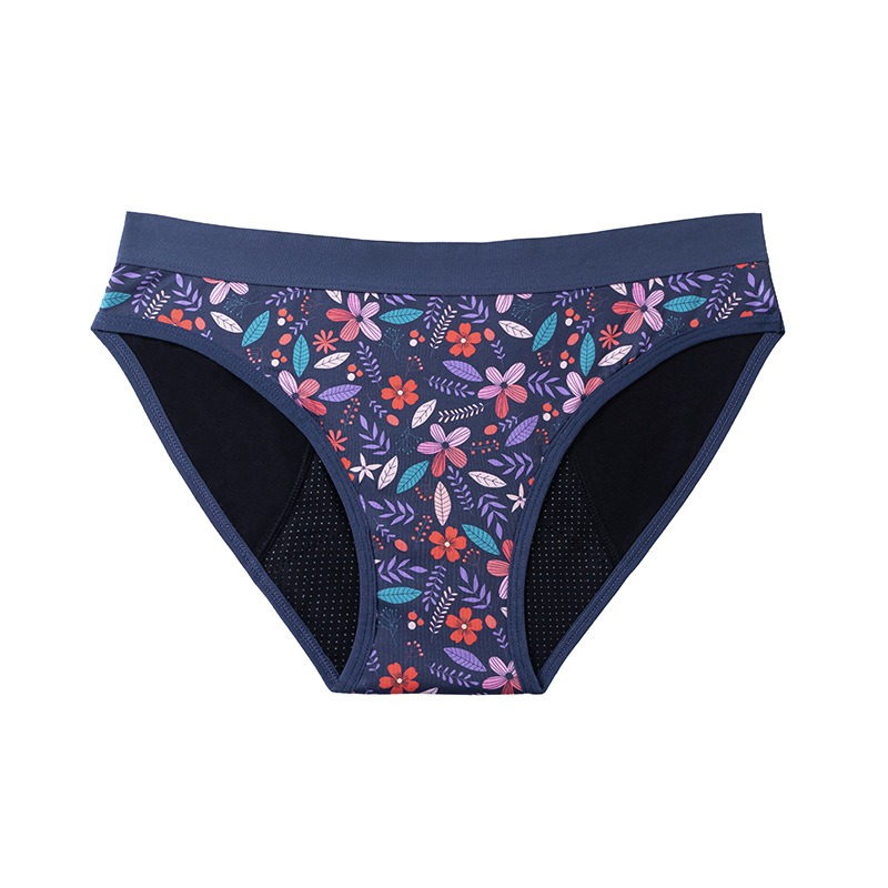 LINGLU® Reusable Floral Menstrual Underwear for Everyday Protection