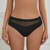 Women's High Waist Leak-Proof Menstrual Underwear with Mesh Waistband