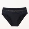 Women's High Waist Leak-Proof Menstrual Underwear with Mesh Waistband