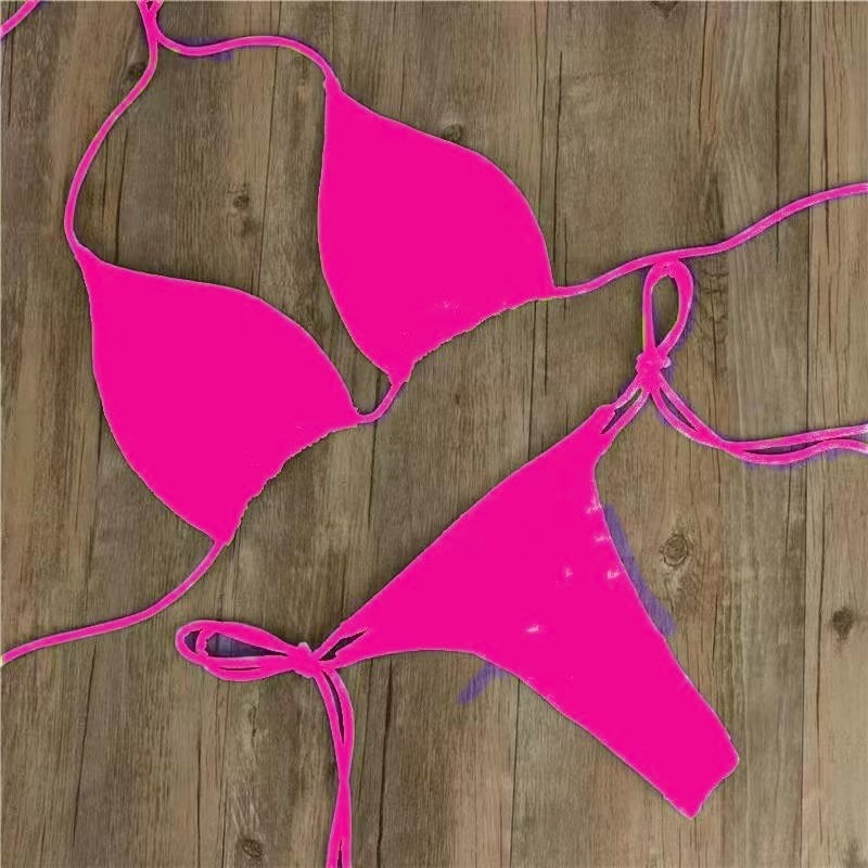 imgi_40_O1CN01DjeEkr2H0ouPZvYI8_!!2217582009089-0-cib Women's Triangle String Bikini Swimwear
