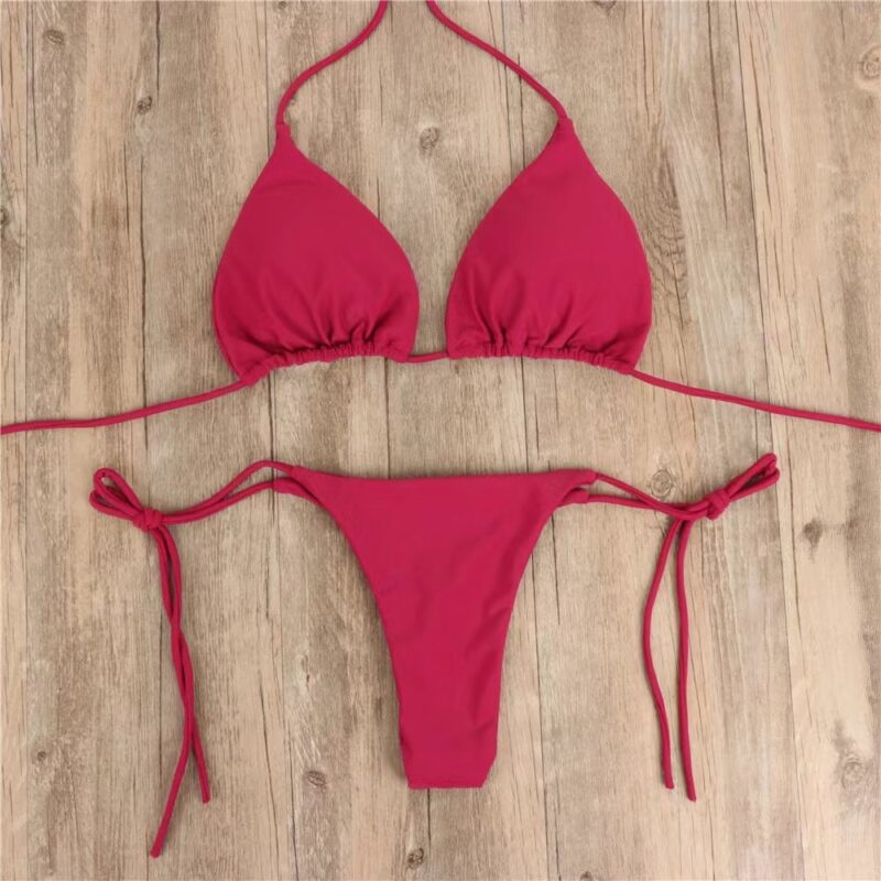 Women's Triangle String Bikini Swimwear