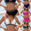 Women's Two-Piece Printed Swimsuit Set