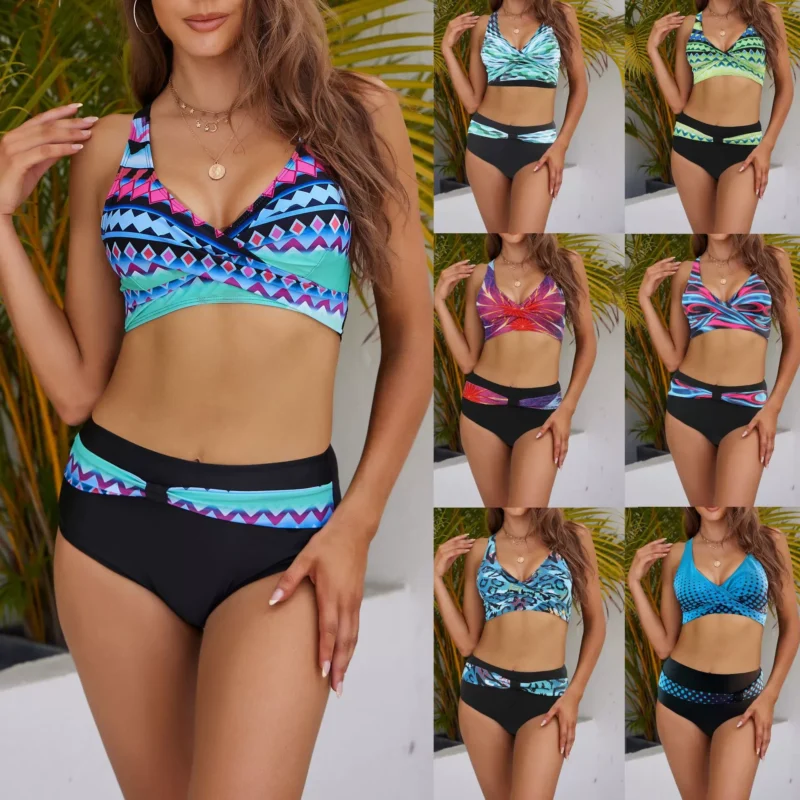 imgi_4_O1CN01lGAymE1ZGX3ZNfxBP_!!2206836533167-0-cib.jpg_ Women's Two-Piece Printed Swimsuit Set
