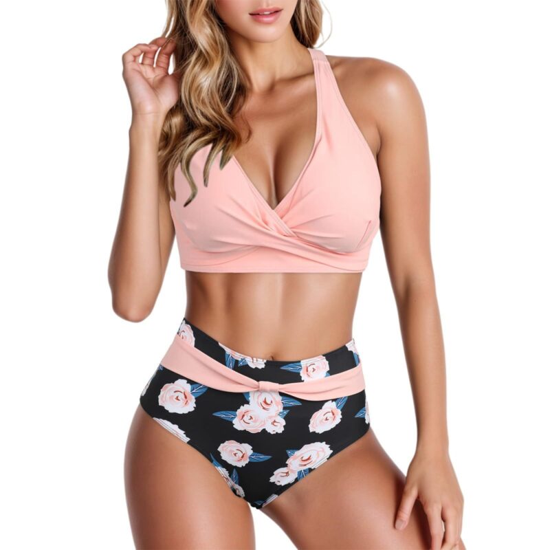 Women's Two-Piece Printed Swimsuit Set