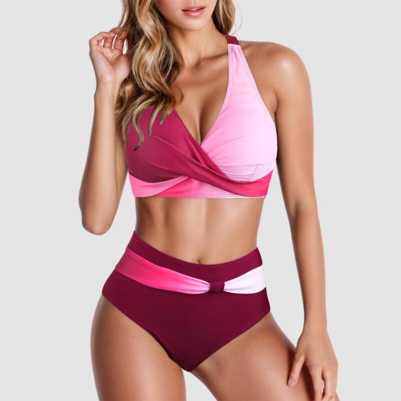 Women's Two-Piece Printed Swimsuit Set