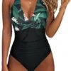 wholesale women's leopard print bikini set swimwear one piece swimsuit custom logo