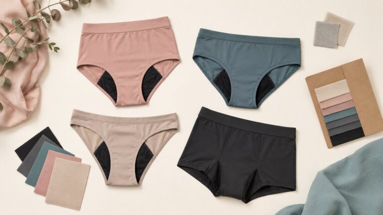 period underwear manufacturer product selection