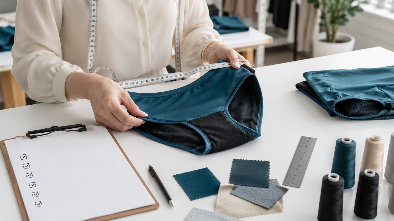 private label period underwear sample quality inspection